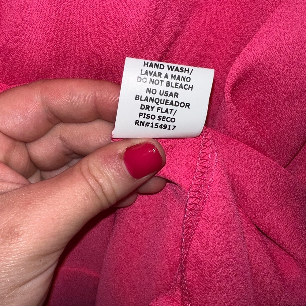 Vine & Love Pink Off The Shoulder Top - Picture 6 of 7